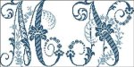 Elaborate Alphabet M N (image for) Elaborate Alphabet M N